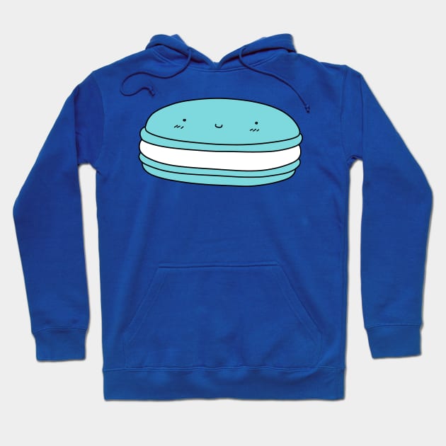 Blue Macaroon Hoodie by saradaboru